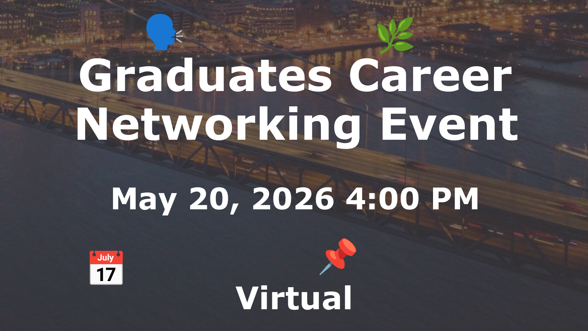 Graduates Career Networking Event event image